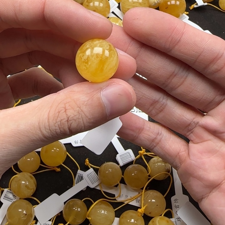 蜜蜡未镶嵌珠宝奇石天然398