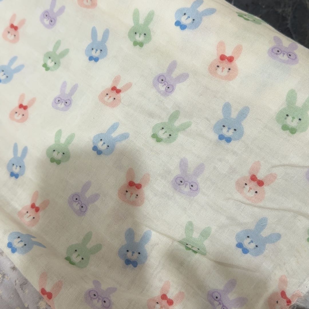 棉超柔软纯棉 双层纱1米价X1.4米宽E