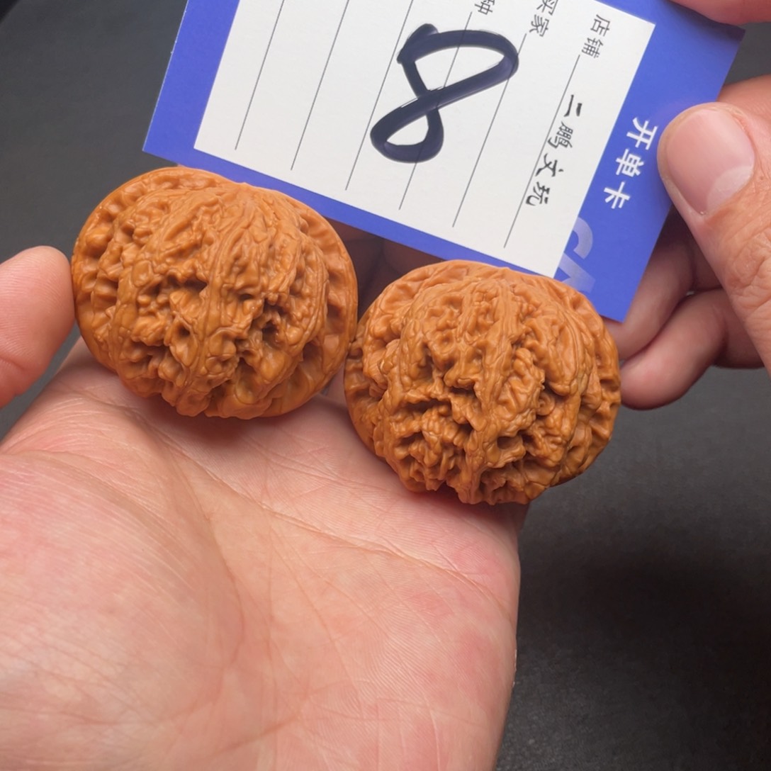 文玩核桃把件大粗筋48
