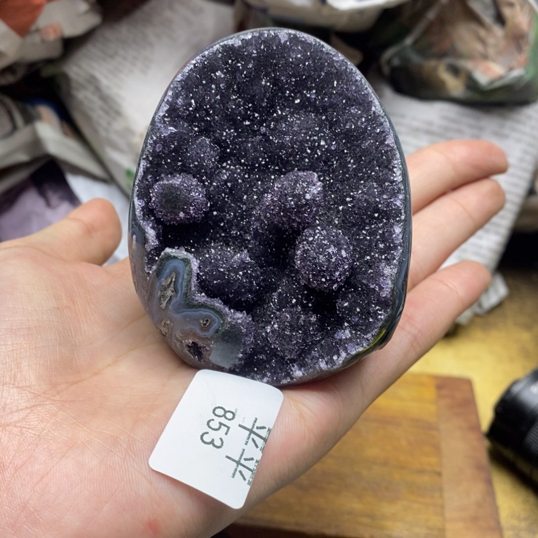 紫晶乌拉圭未镶嵌