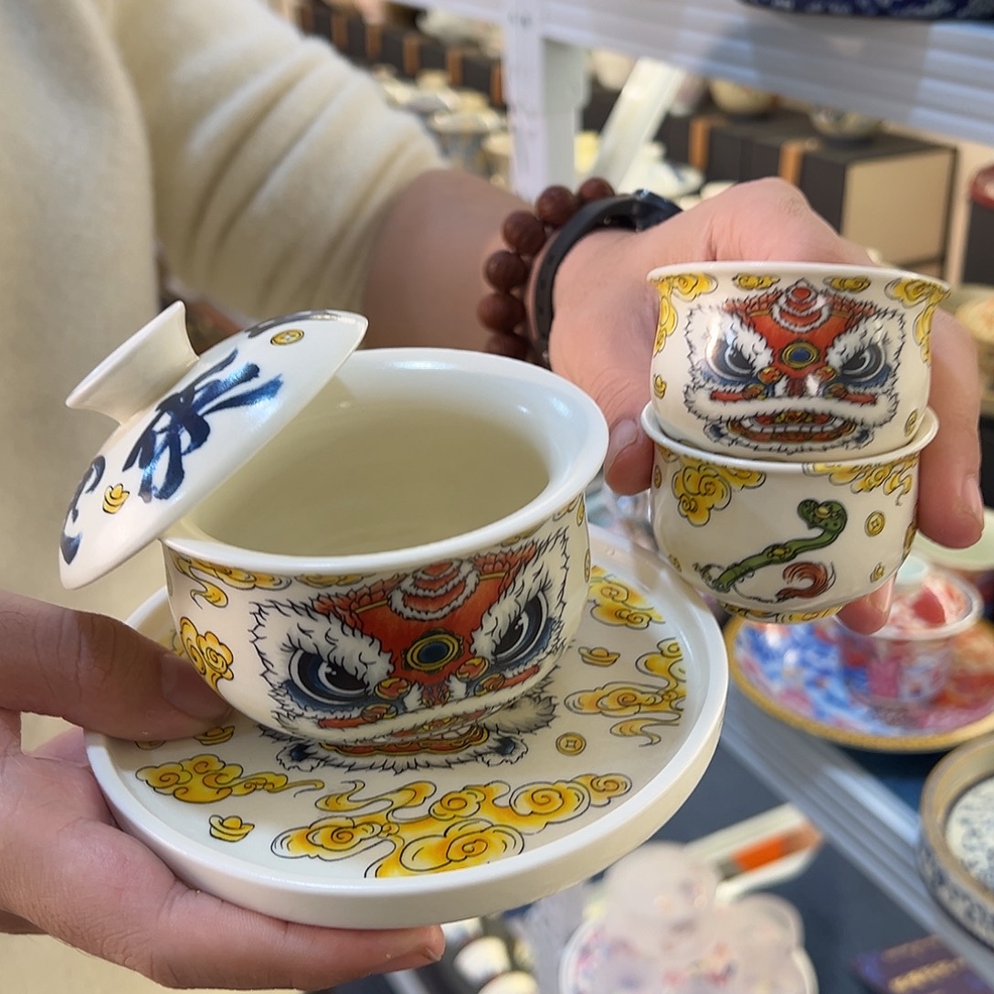 盖碗很漂亮我很喜欢