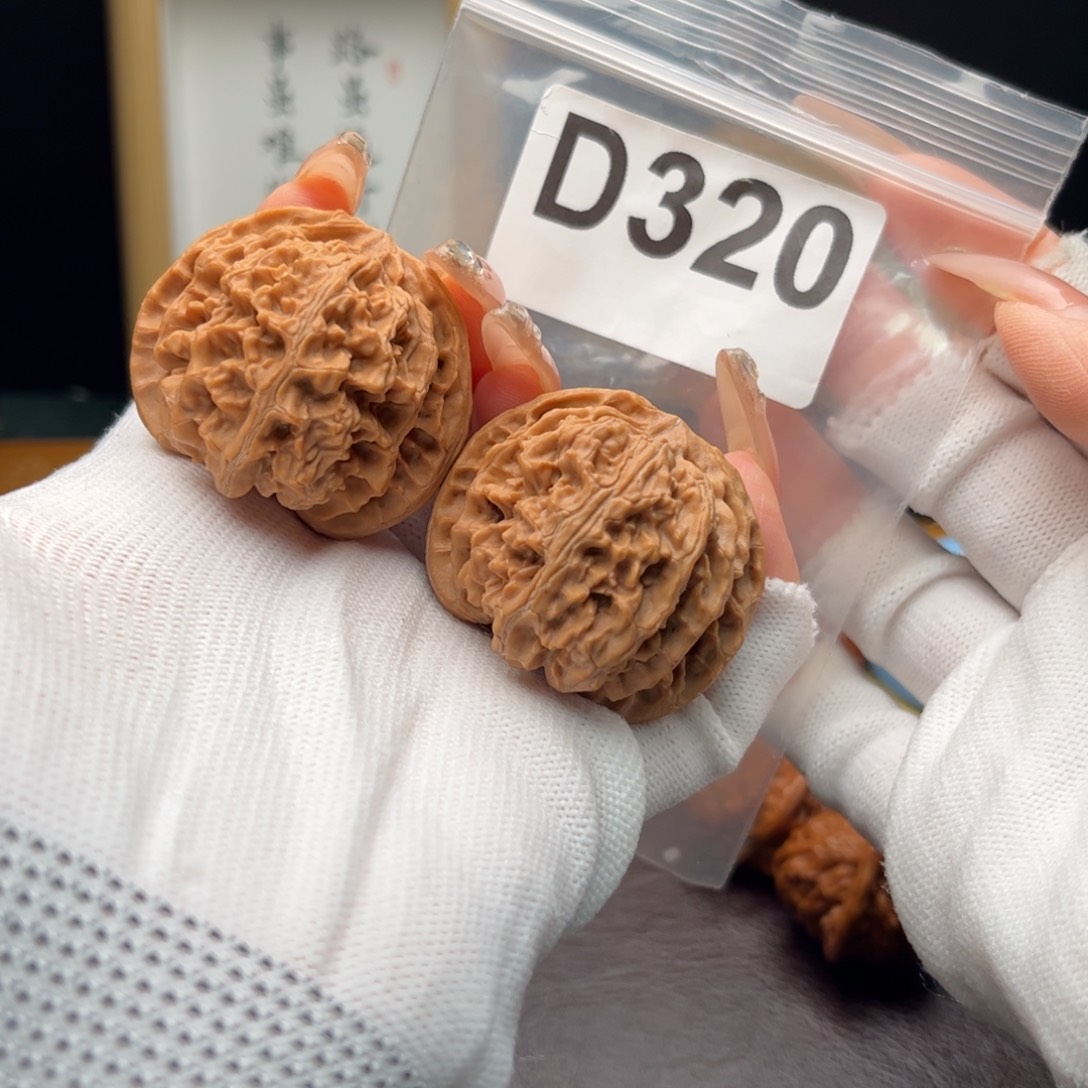 文玩核桃把件40苹果d320