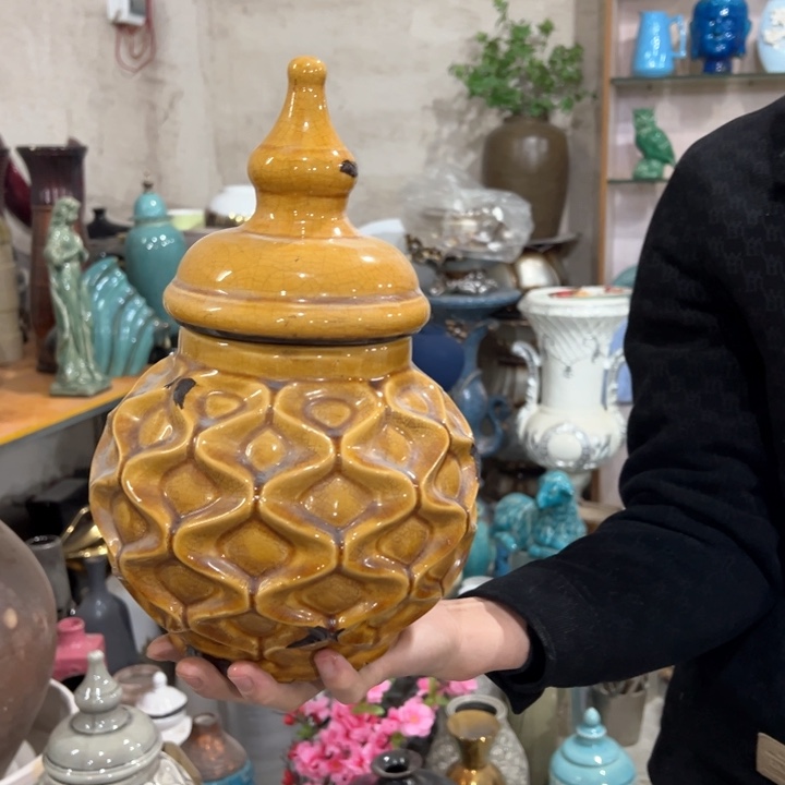 摆件高35口11公分微瑕捡漏