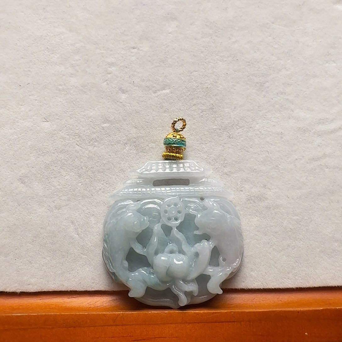 吊坠(赠链)合金翡翠