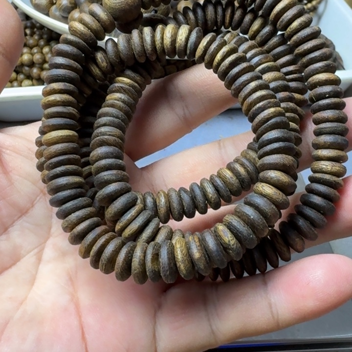 沉香手串A*哥张勺子手串34克
