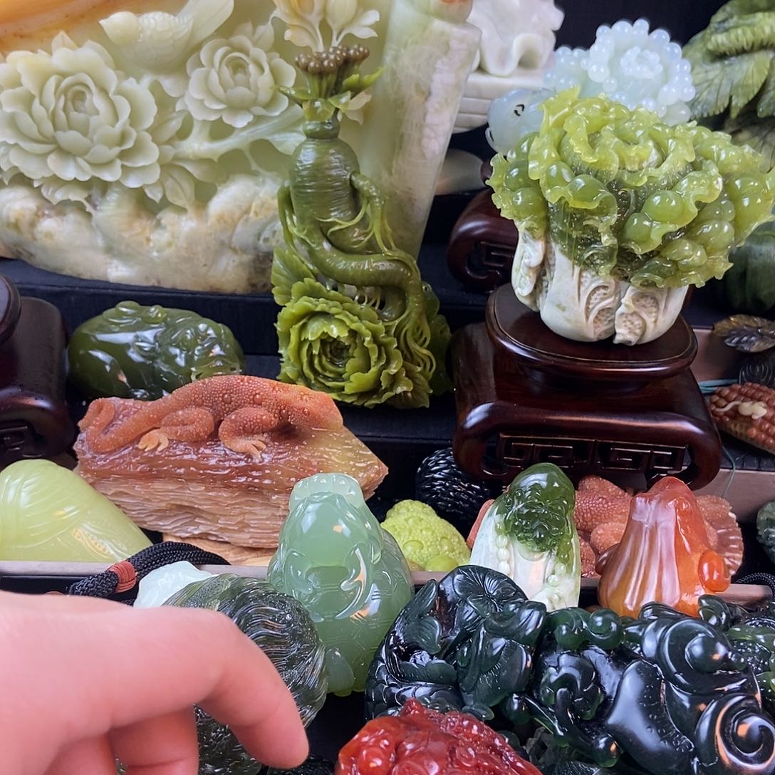 蛇纹石玉手把合金
