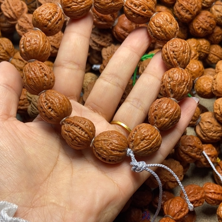 文玩核桃吊坠柒*哥钱袋子手串