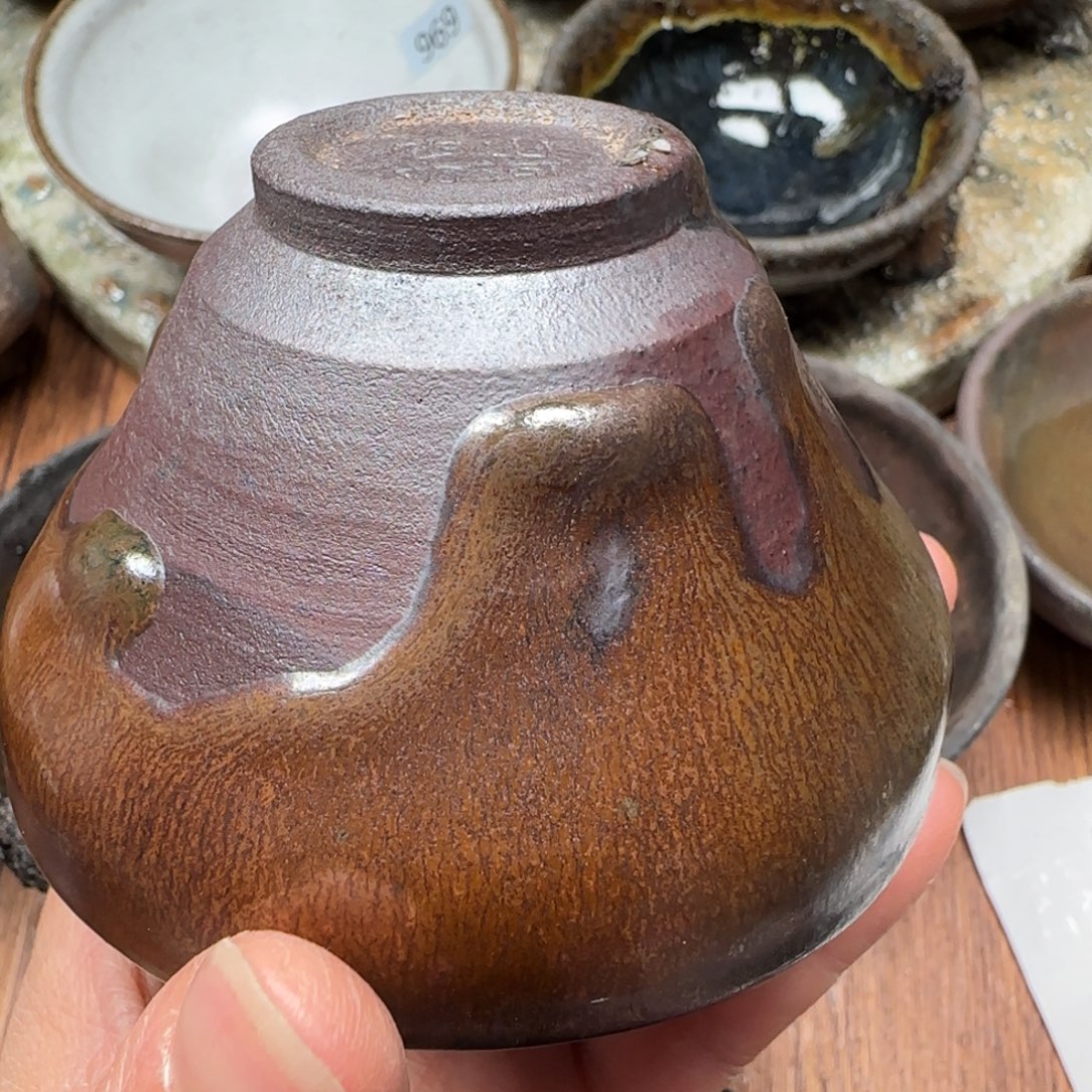 柴烧建盏茶盏茶杯719