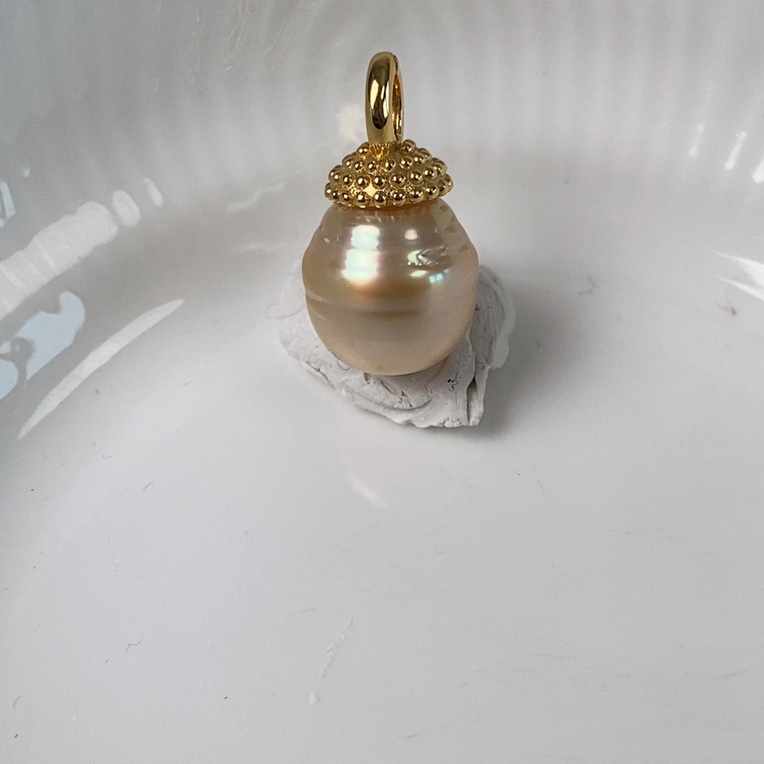 海水珍珠颈饰银S925镶嵌