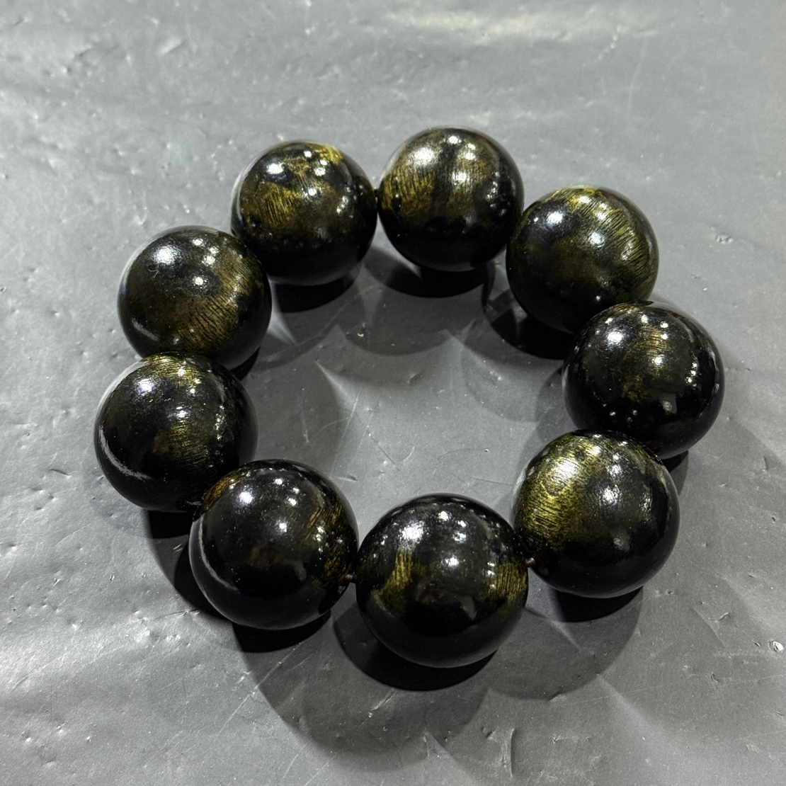 H241 高冰花梨3.0cm单圈手串