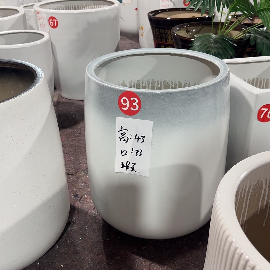 渐变高苹果造型盆一个