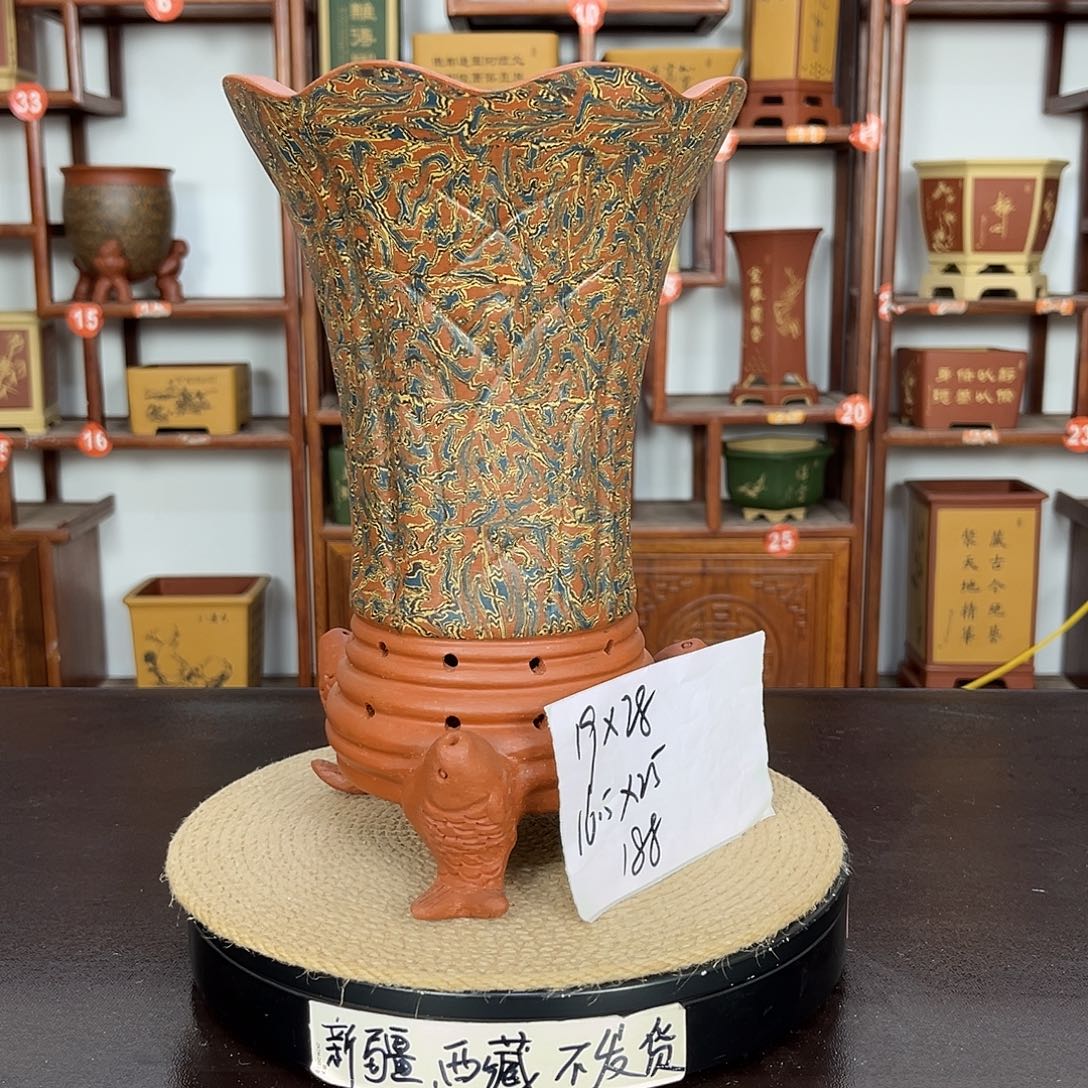 紫砂花盆紫砂花盆