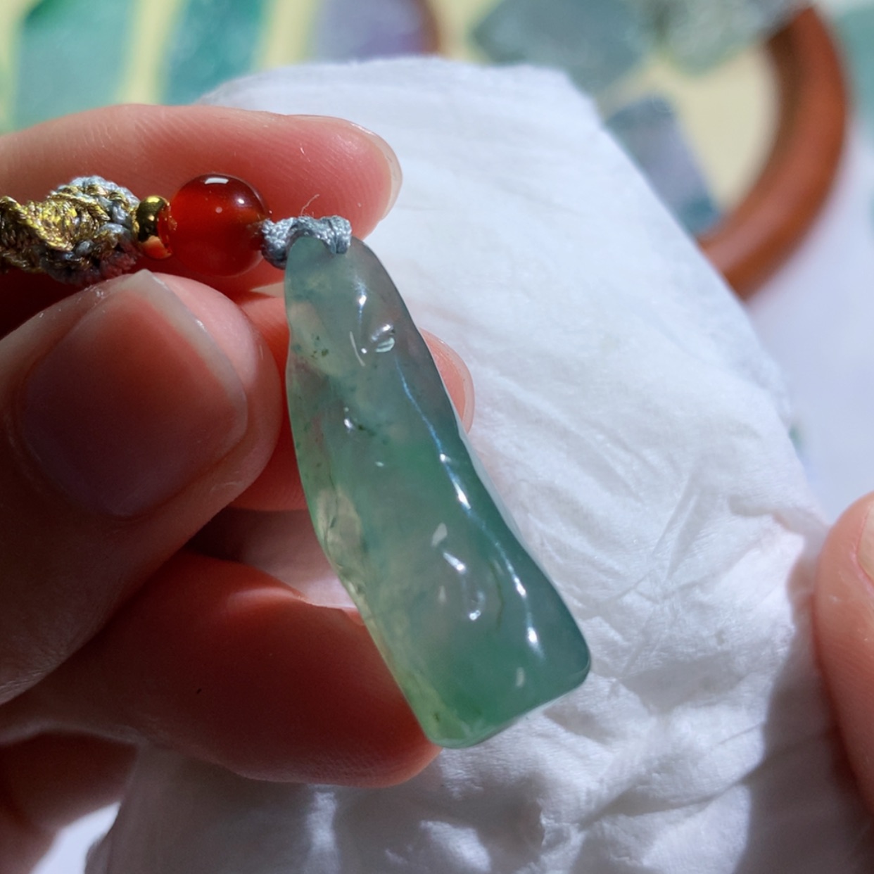 【闪购商品】翡翠吊坠(不含链)未镶嵌 2563