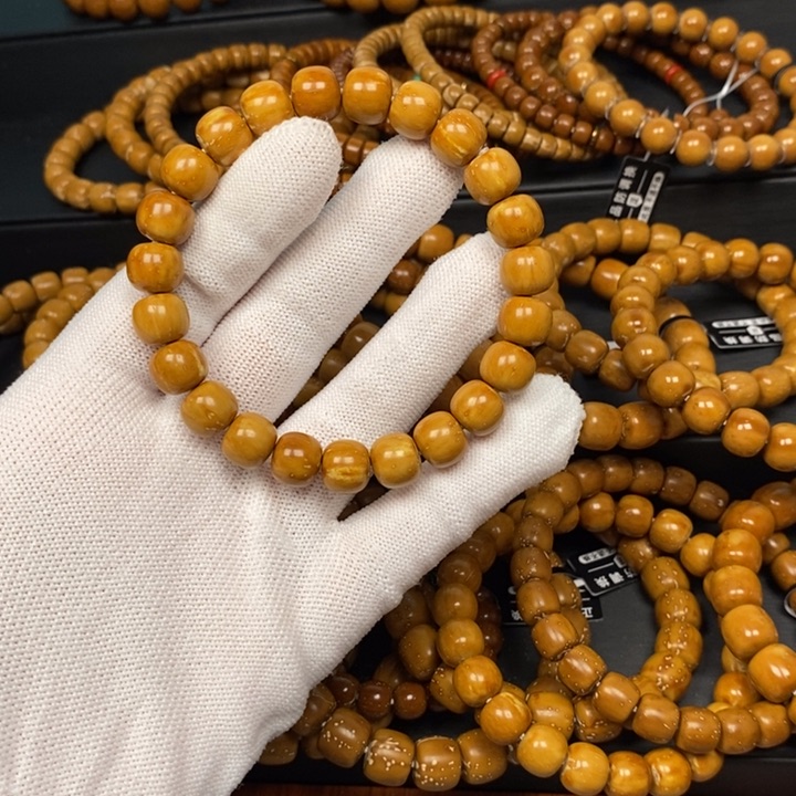 紫金鼠手串实心花皮老型尺寸10