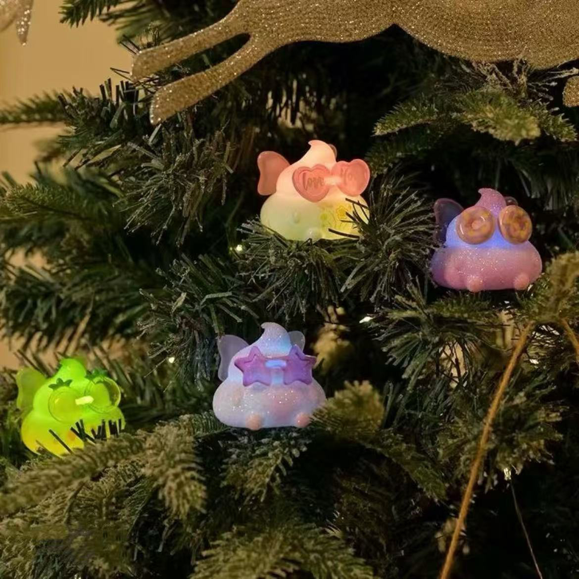 【拆盒】眼碌碌Emmm君blingbling小灯系列盲盒公仔创意礼物潮玩