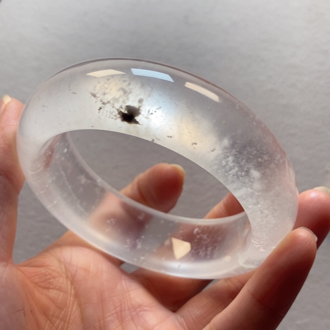 石英质玉手镯未镶嵌57-58