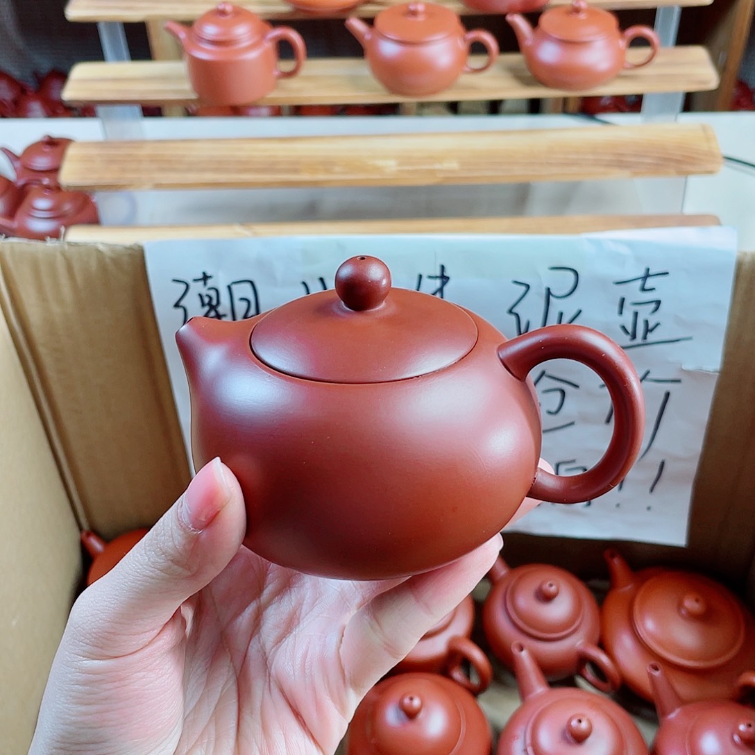 潮州朱泥壶大西施200内嵌