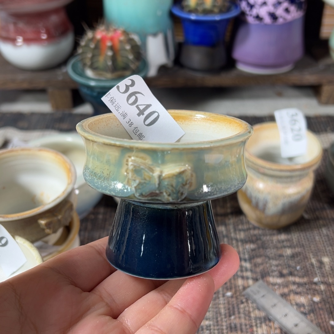 红陶景德镇手工花盆