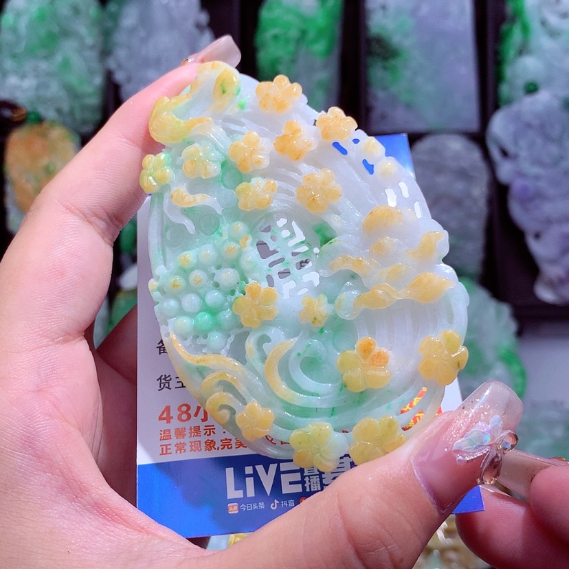 【闪购商品】翡翠颈饰未镶嵌挂件