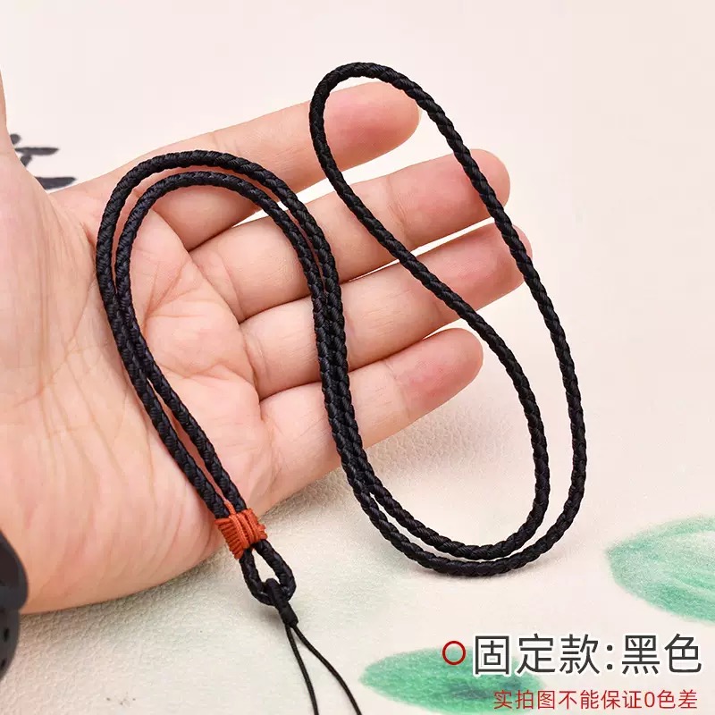 简约新品吊坠挂绳男女款毛衣链项链挂脖绳手工编织