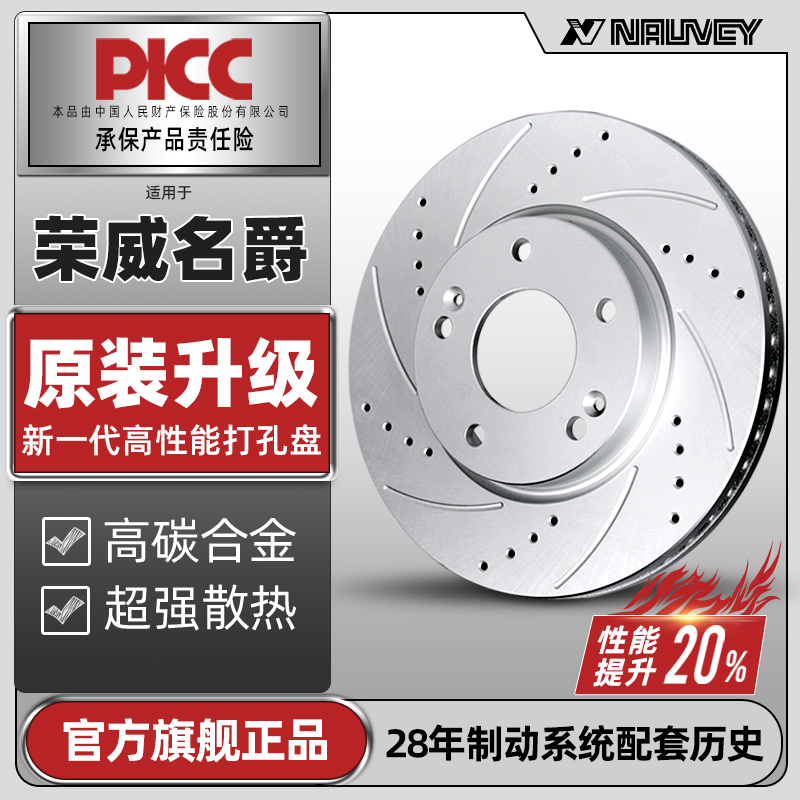 耐奥威【荣威名爵】350 550 750 i5 i6 RX5 MG3MG5锐行MG6MG7刹车盘