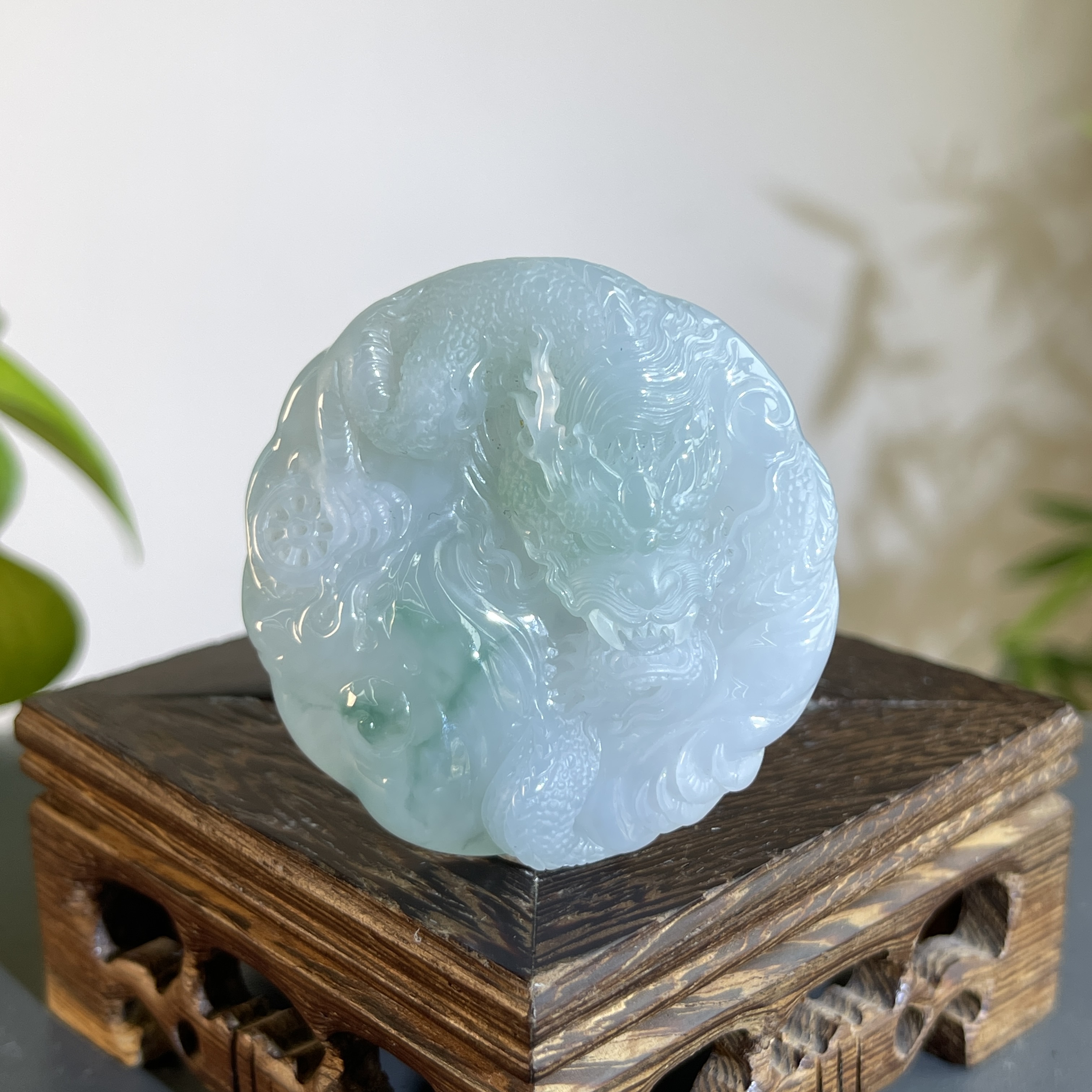 JTA23-173 天然缅甸翡翠A货 龙牌