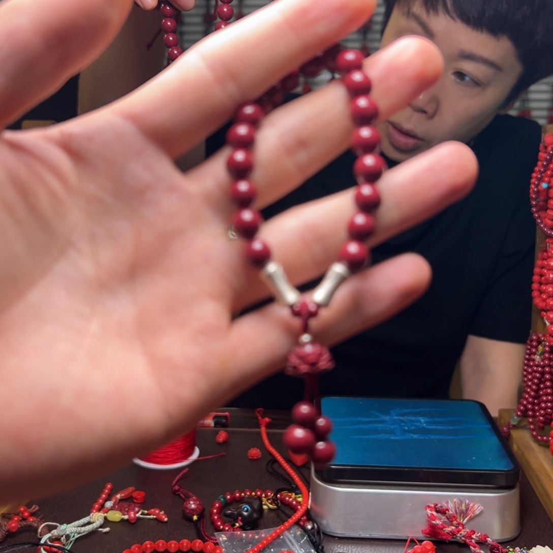 天然辰砂朱砂手串