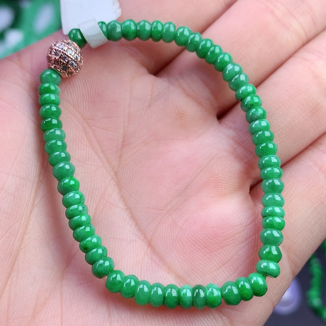 未镶嵌手链翡翠手串