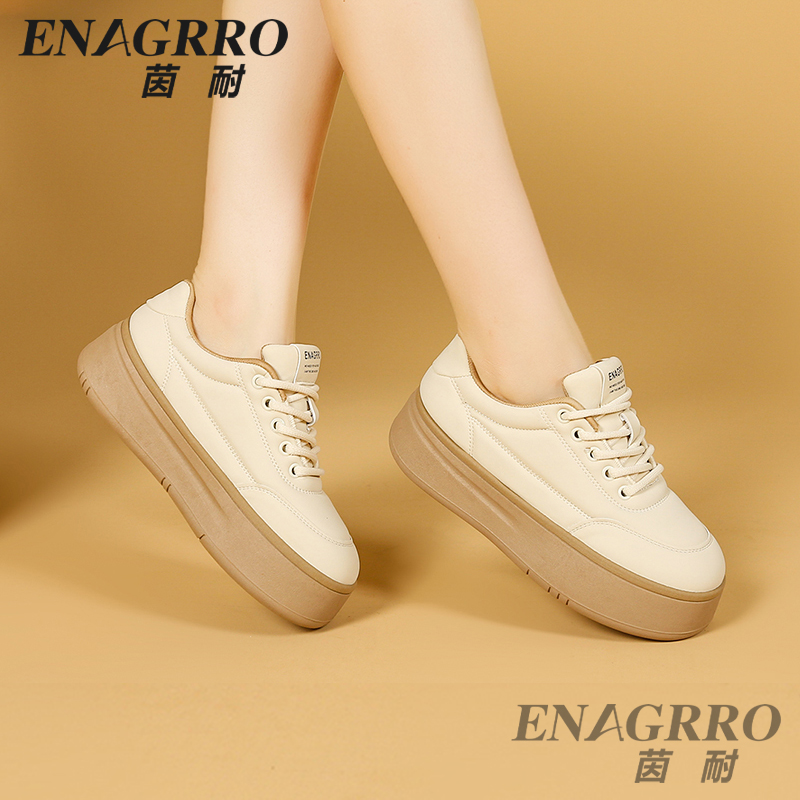 茵耐ENAGRRO板鞋舒适浅口平底女鞋秋季透气软底单鞋时尚C22精选