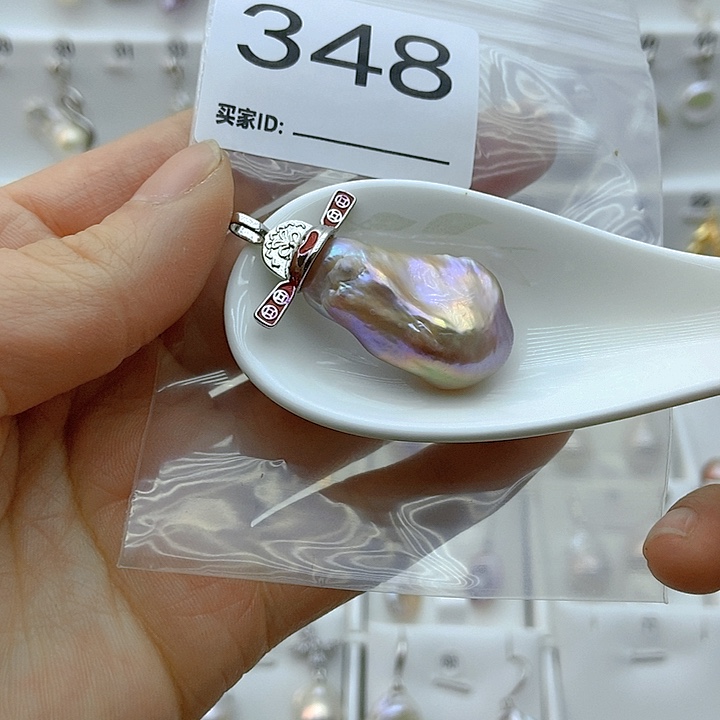 淡水珍珠颈饰银S925镶嵌
