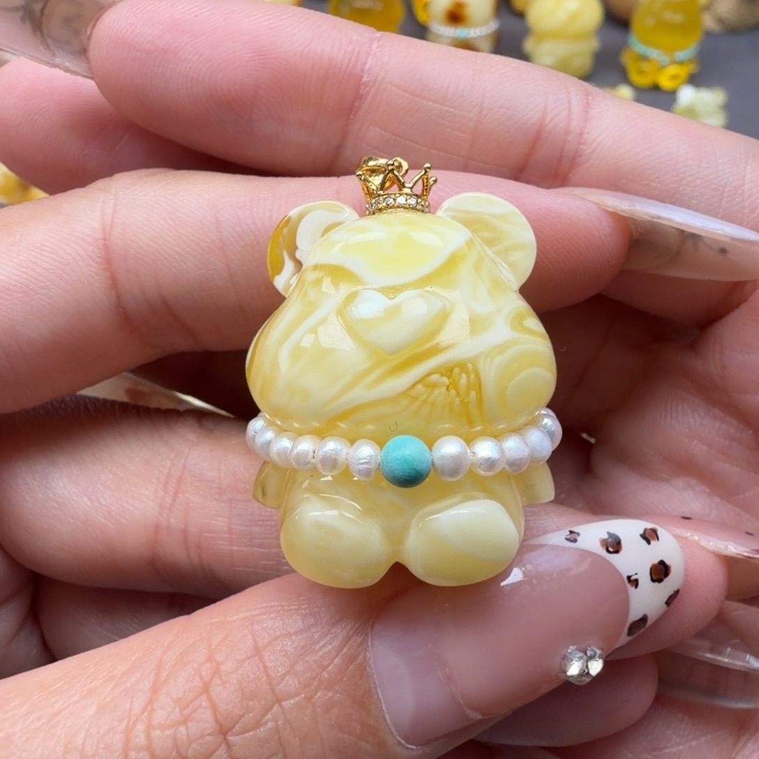 琥珀未镶嵌裸石蜜蜡