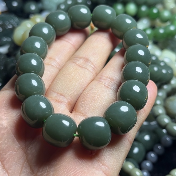 和田玉手串未镶嵌