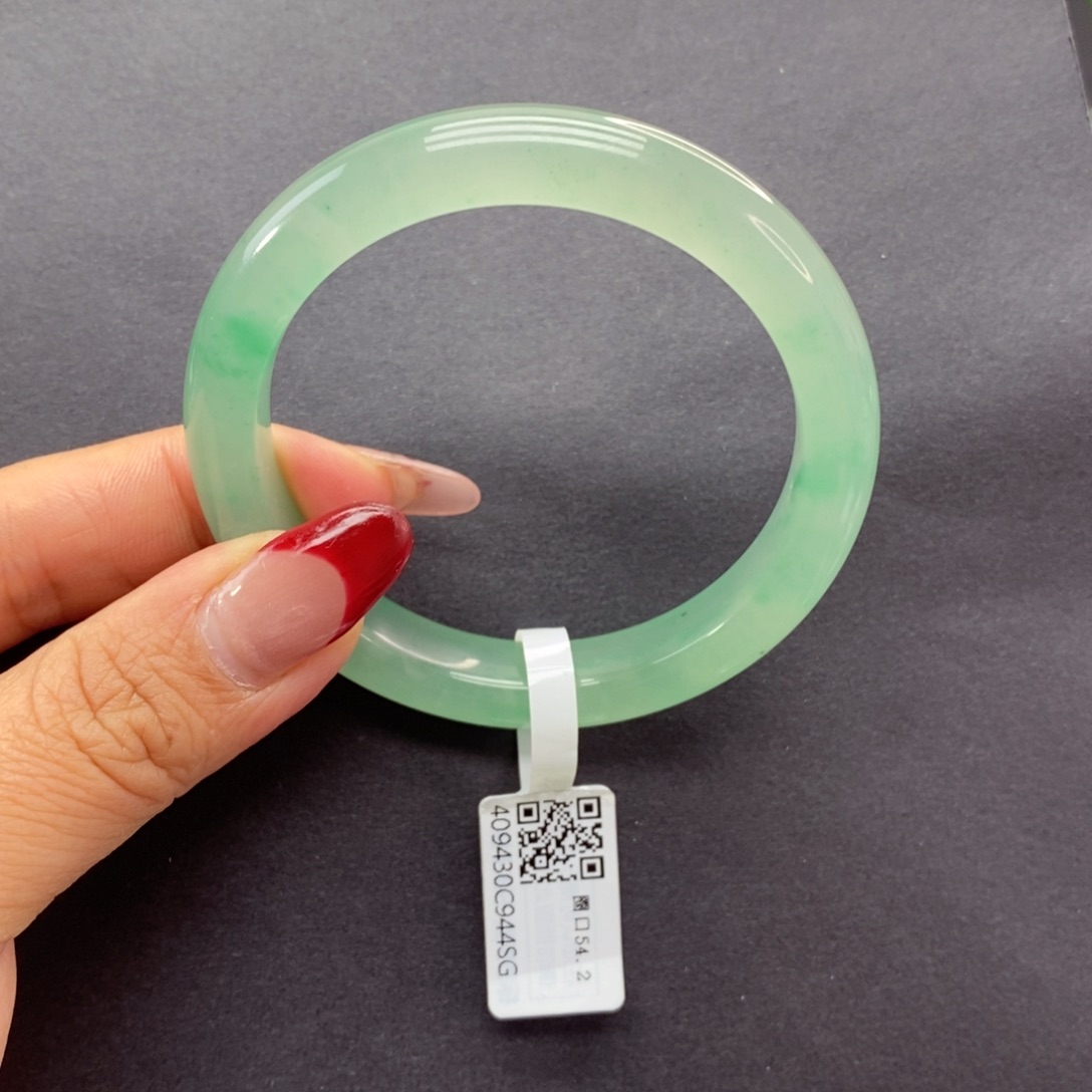 石英质玉手镯未镶嵌扭**捏