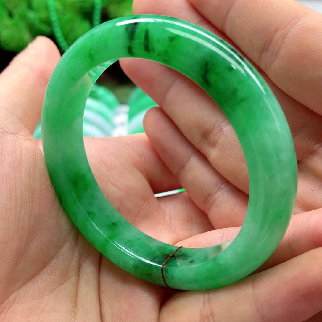 未镶嵌手镯翡翠缅甸54.4圈口