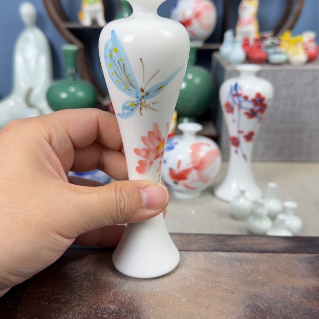 陶瓷手工小花器摆件