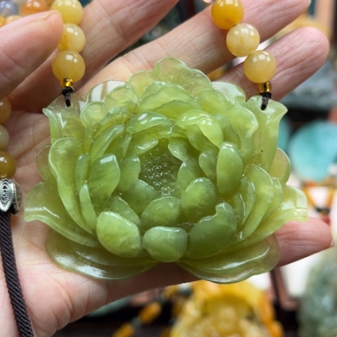 岫玉挂件未镶嵌挂件