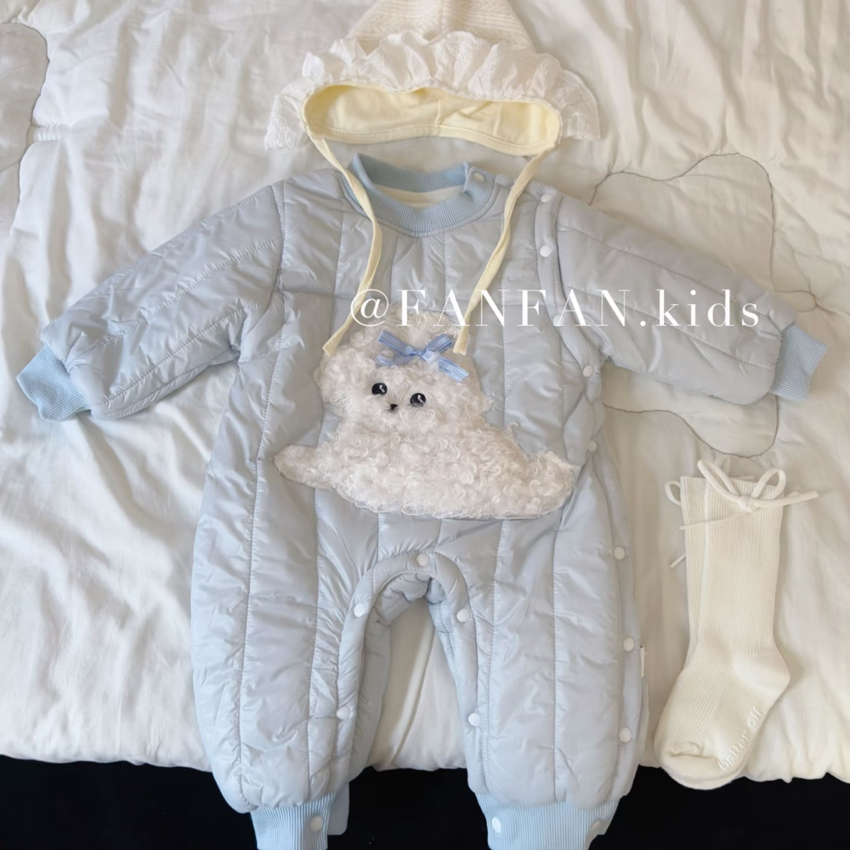 里物bubu超可爱的棉服加绒