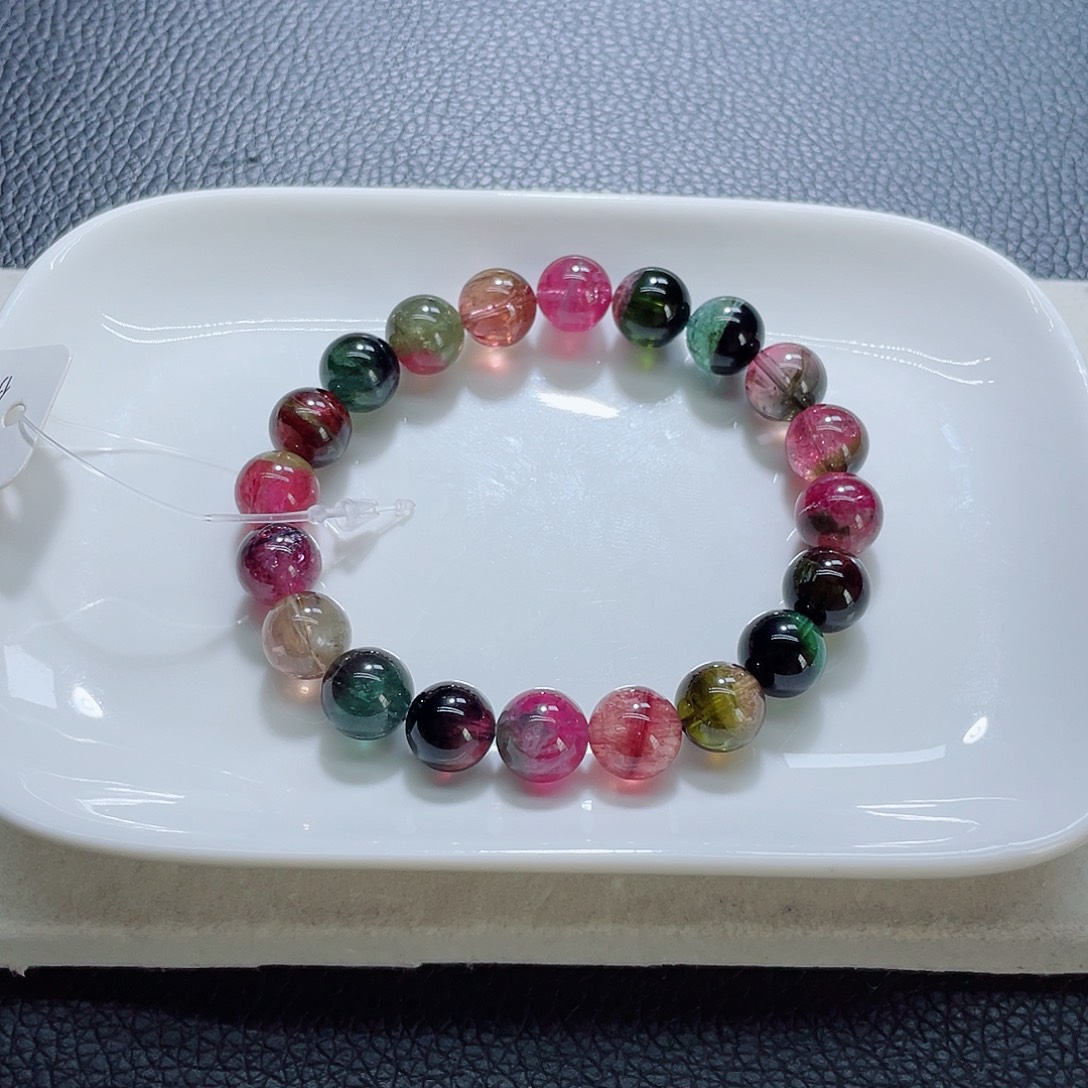 手链未镶嵌碧玺9.9mm左右