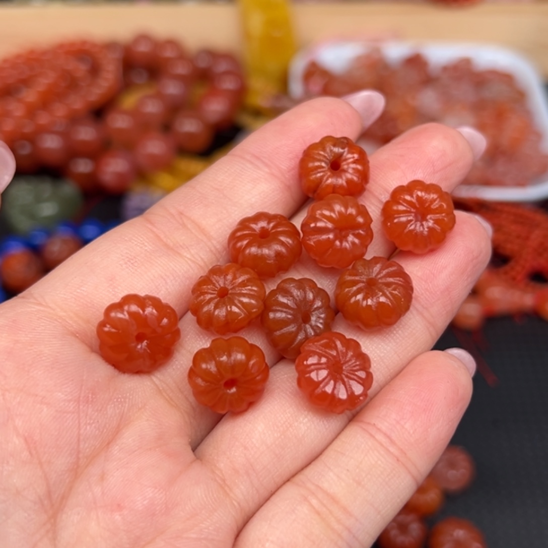 南红玛瑙未镶嵌吊坠(不含链)