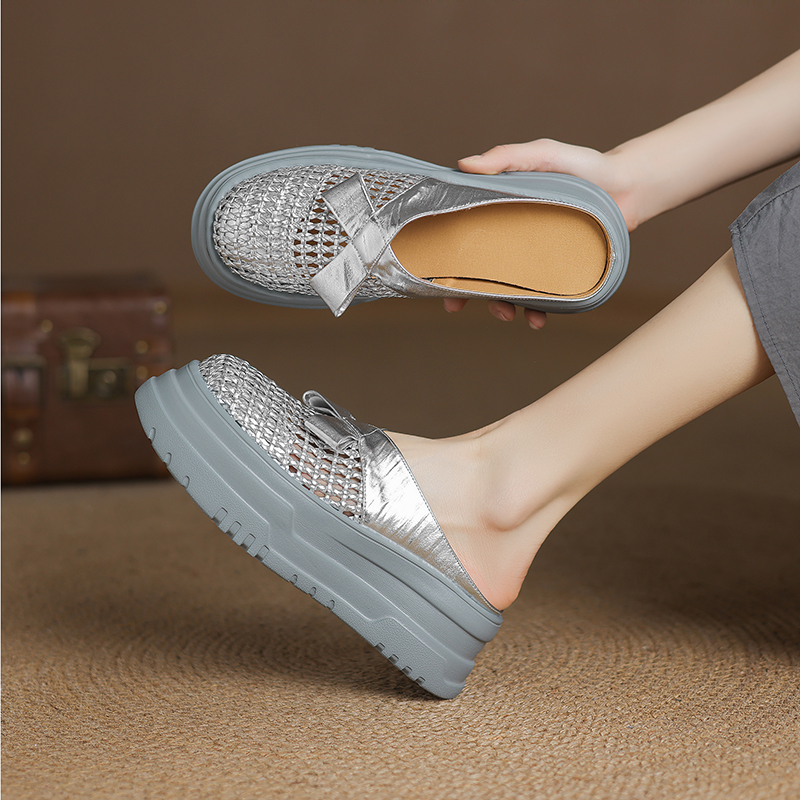 1958牛皮鞋面-猪皮内里-猪皮鞋垫-橡胶发泡底-跟高6cm-防水台4