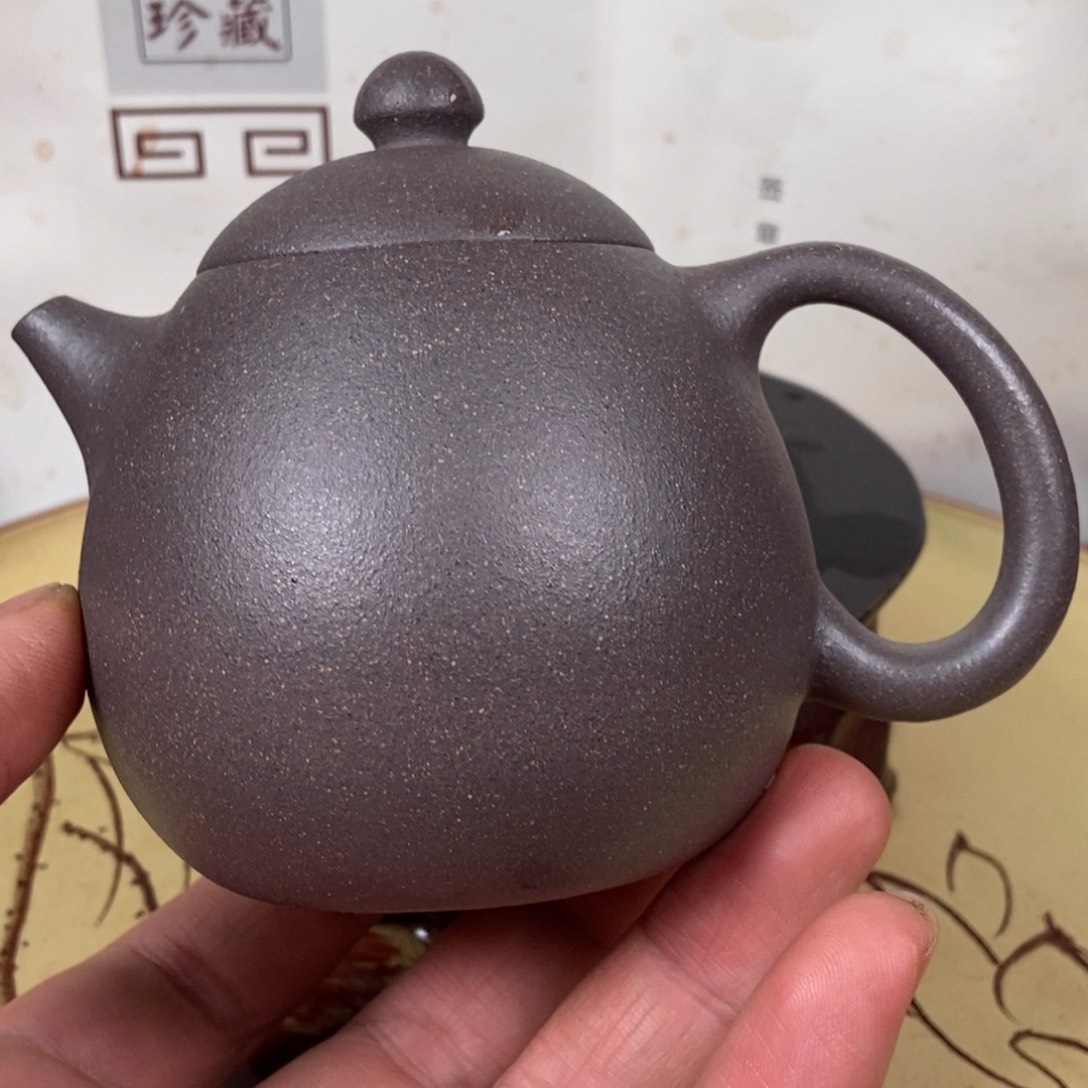 紫砂茶壶老天青200 容量宜兴紫砂壶