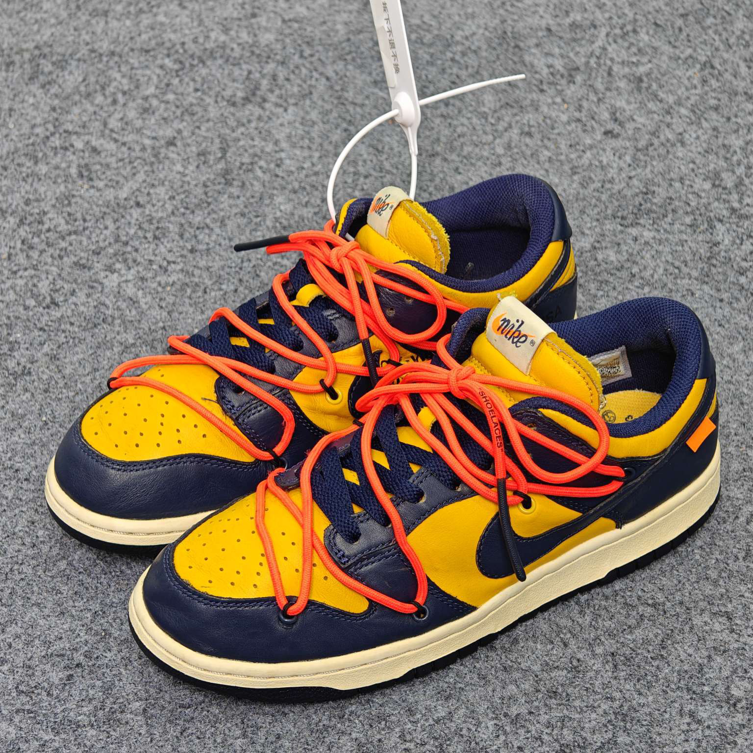 90新 OFF-WHITE 联名Dunk 黑曜石 40.5码 vv2019