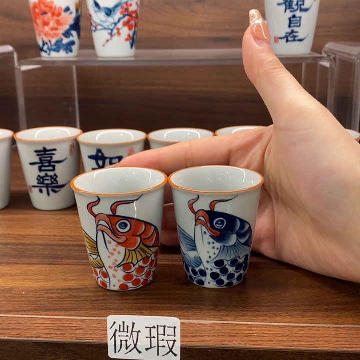 釉下老陶泥手工绘制