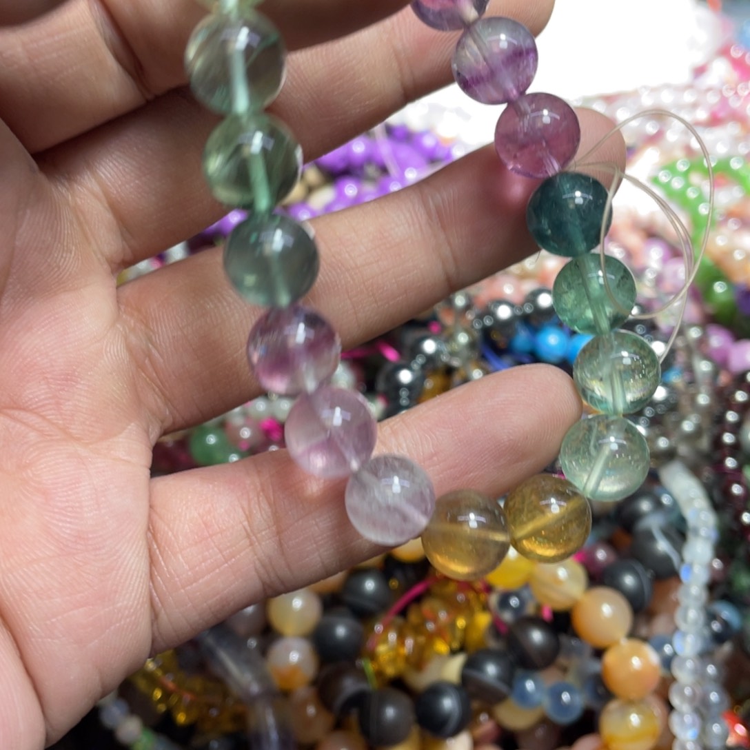 紫晶颈饰银S800镀金镶嵌