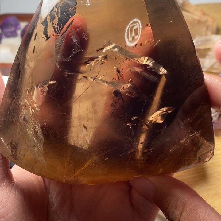 未镶嵌珠宝半成品发晶发晶景石