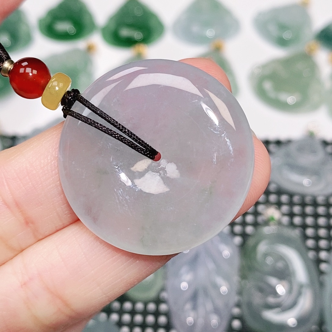 翡翠未镶嵌颈饰30.3/6