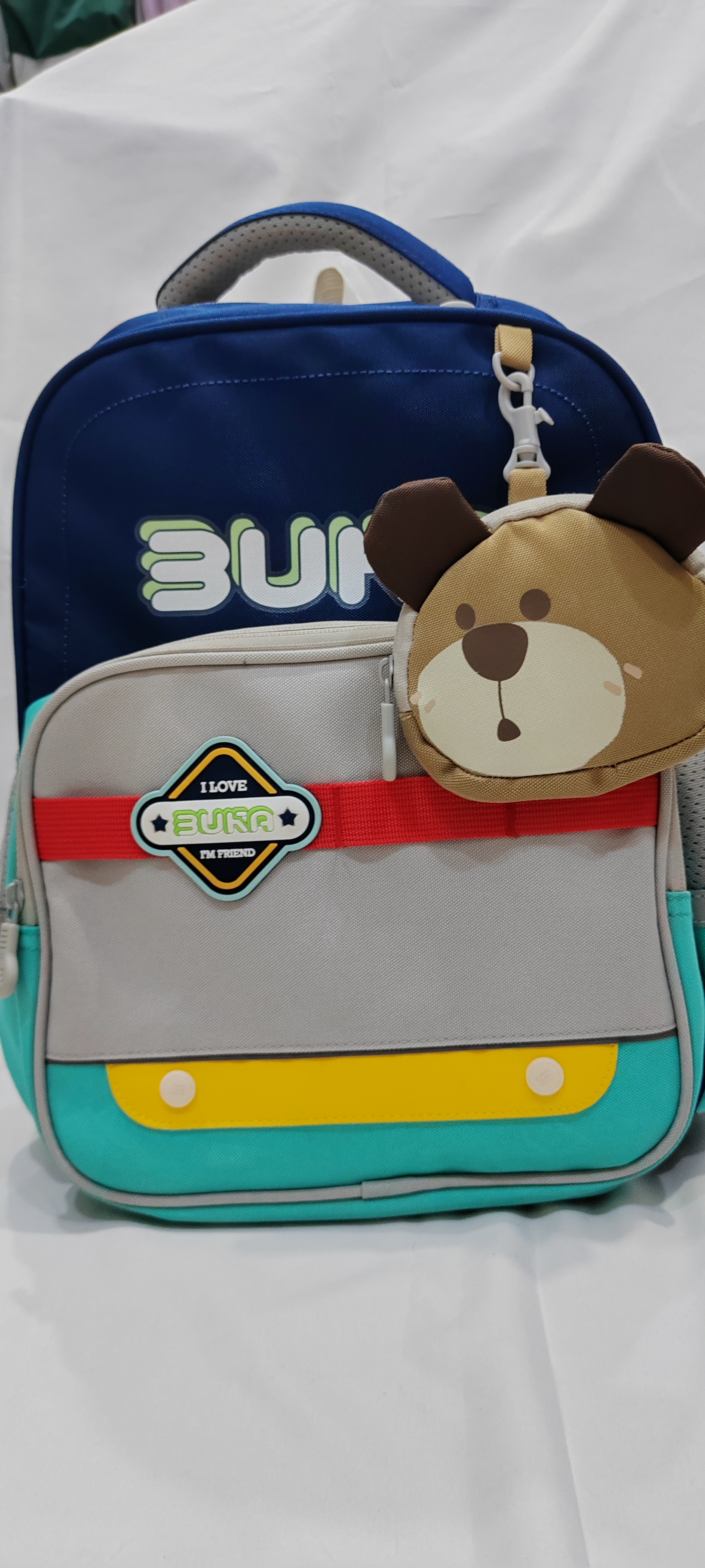 BUKA咘咔1-2年级高弹牛津布学生防泼水书包