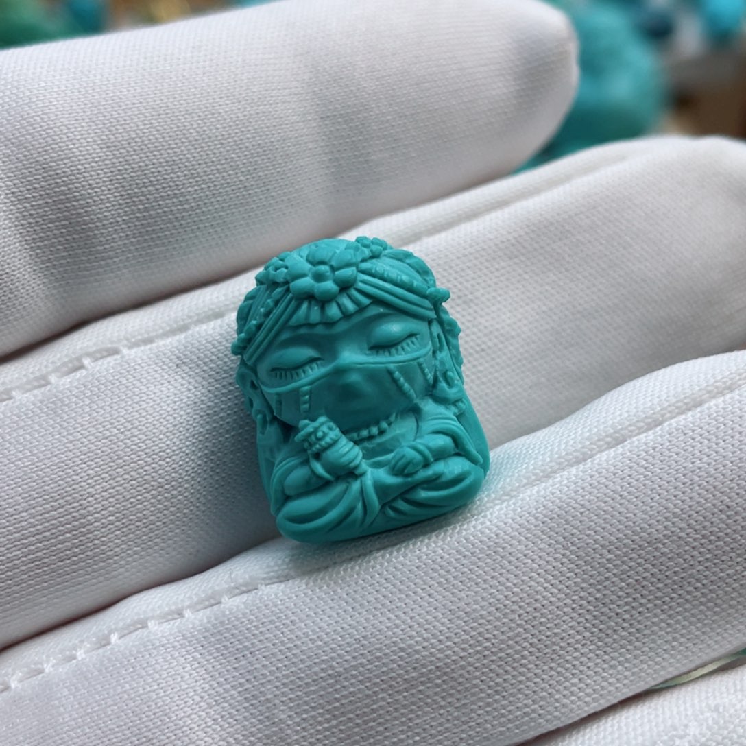 绿松石珠宝奇石未镶嵌