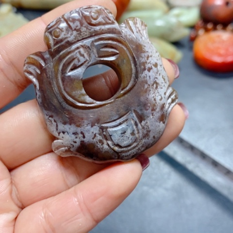 紫金钵盂菩提吊坠