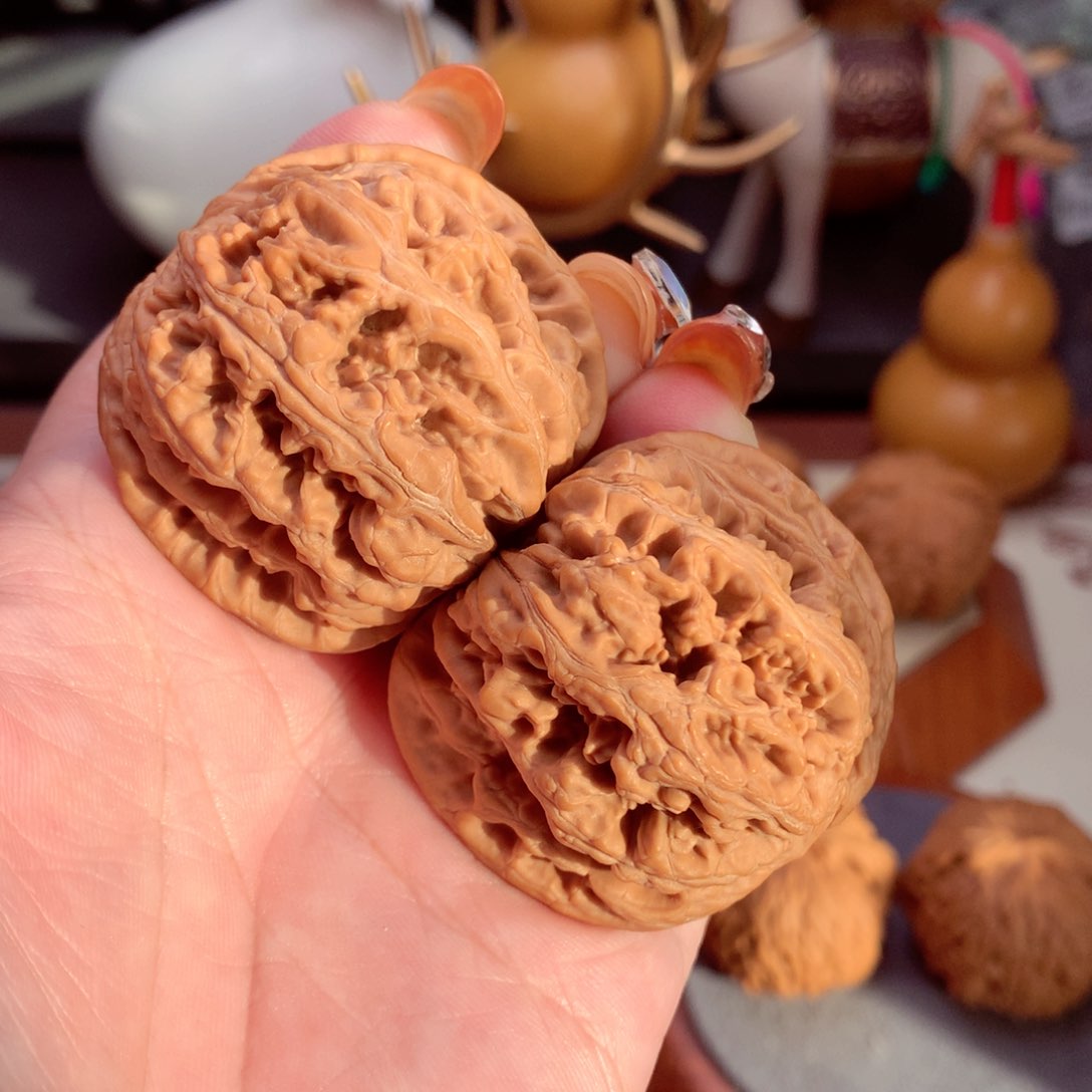 文玩核桃把件十**三大粗筋球筋全品  1号